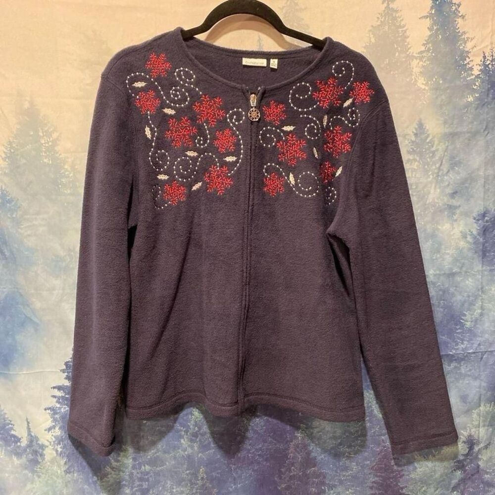 Women's Medium‎ Croft & Barrow Full Zip Winter Jacket